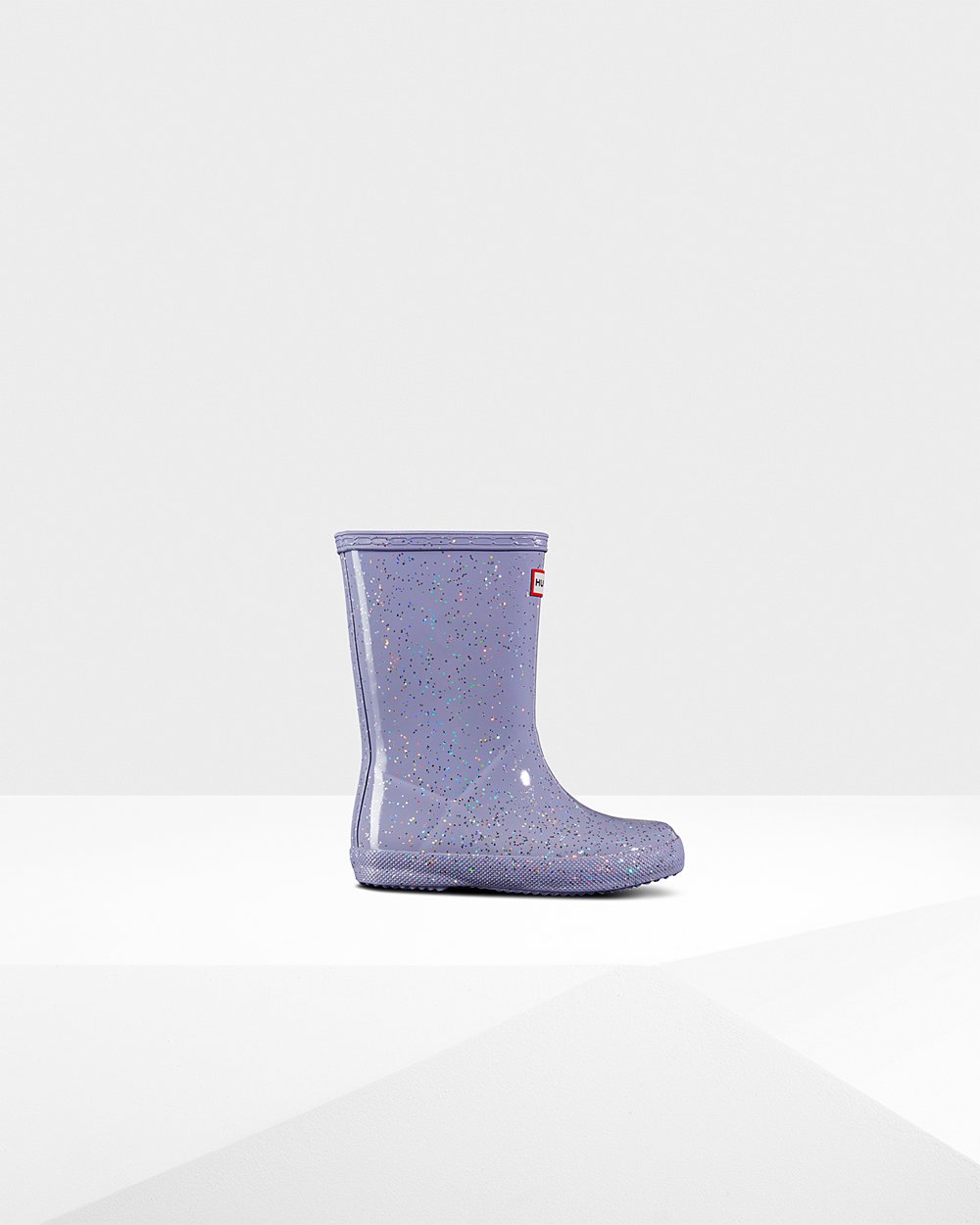 Kids Hunter Original First Giant Glitter - Rain Boots Purple - 7439-VUMOX